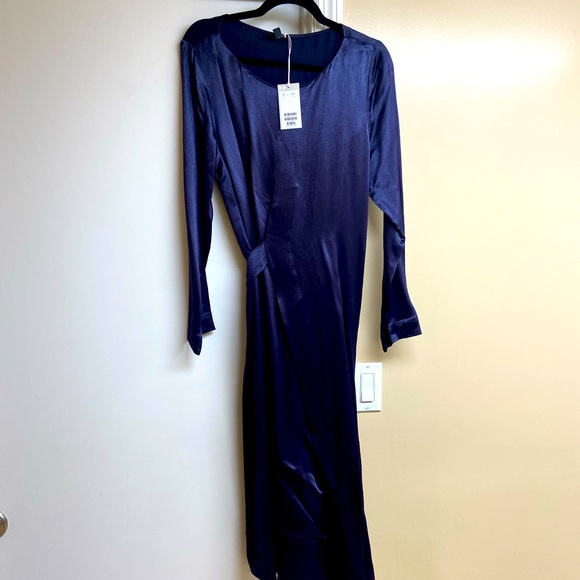 COS Silky Wrap Dress - Picture 6 of 8